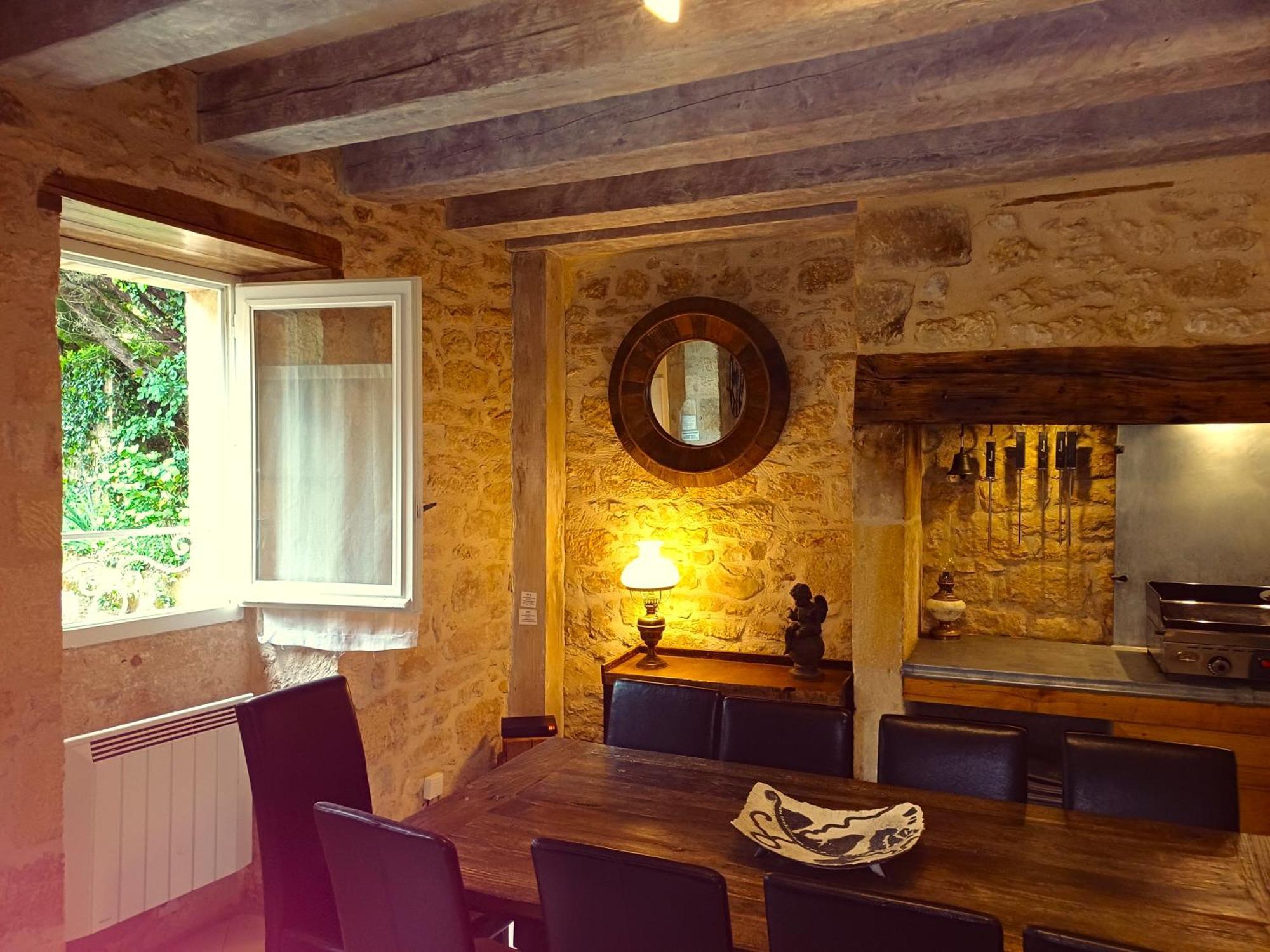 Au Pied Du Chateau - 5 A 11 Personnes - Baignade-Canoe-Piste Cyclable A 100 M Castelnaud La Chapelle Εξωτερικό φωτογραφία
