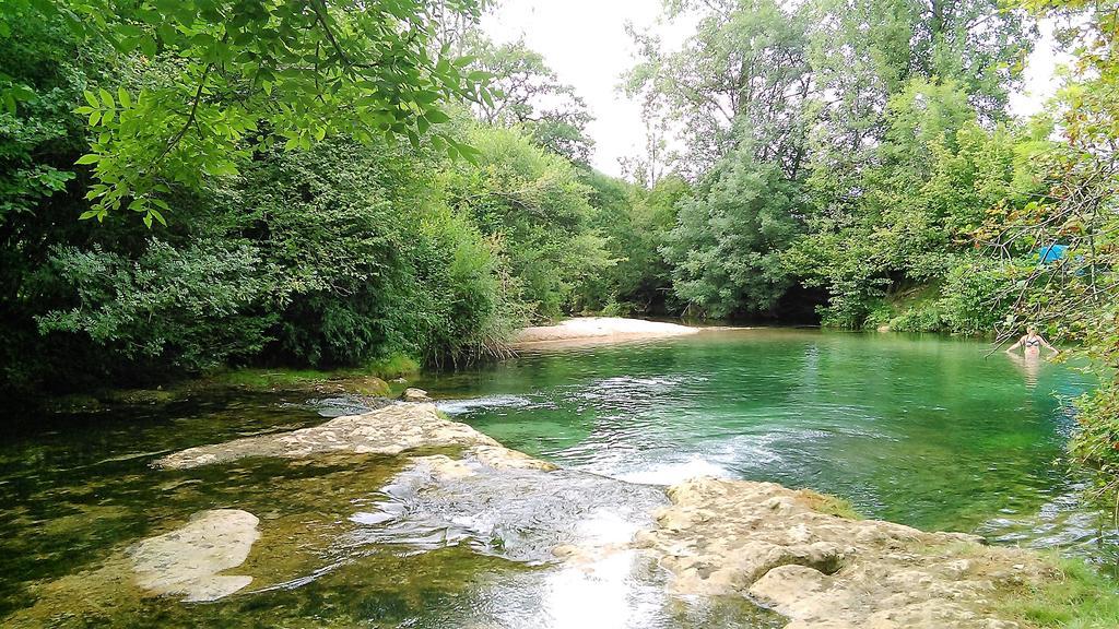 Au Pied Du Chateau - 5 A 11 Personnes - Baignade-Canoe-Piste Cyclable A 100 M Castelnaud La Chapelle Εξωτερικό φωτογραφία